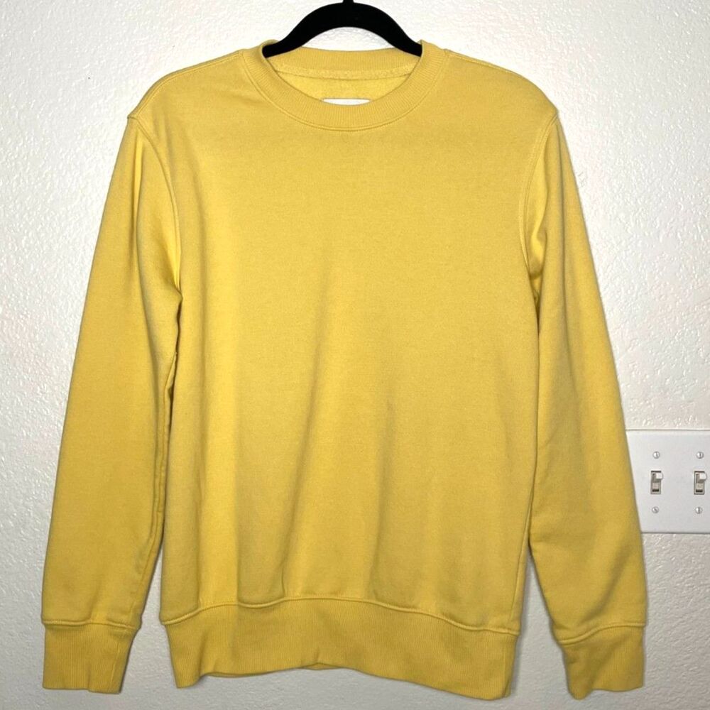 Goodfellow Butter Yellow Crewneck Sweatshirt sz S